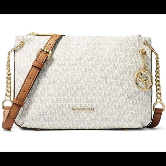 Michael Kors Handbags - MK Vanilla Double Chain Shoulder Bag